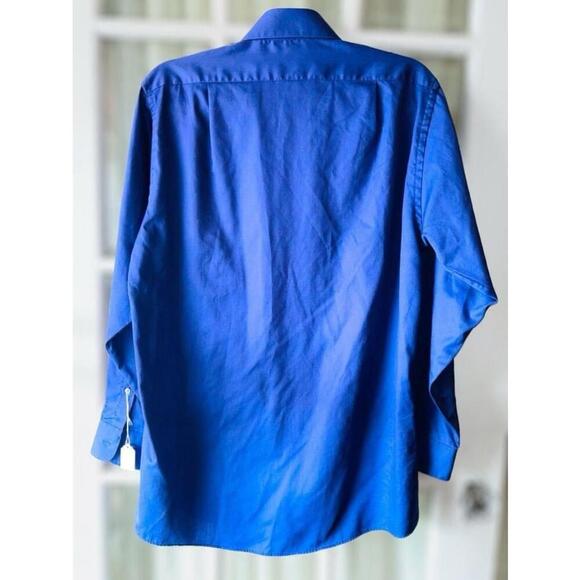 Van Heusen Men’s Medium 15 32/33 Regular Fit Button Down Business Casual Shirt - Picture 3 of 8